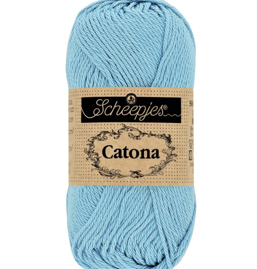 Fil pour crochet - Coton - Bleu