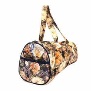 Sac rangement tricot et crochet fleurs 47x18x18cm