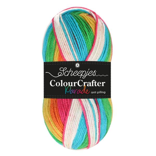 Colour Crafter Parade 100g Classic Rainbow 610 fil à tricoter,crocheter Scheepjes pour vestes, pulls, bonnet, écharpes etc