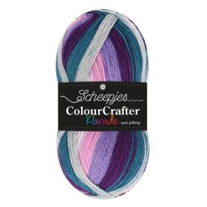 Colour Crafter Parade 100g Lavender Field 606 fil à tricoter,crocheter Scheepjes pour vestes, pulls, bonnet, écharpes etc