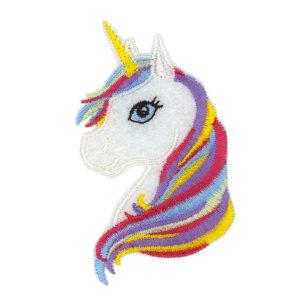 Écusson Thermocollant la licorne 5.0x7.3cm l'unicorne