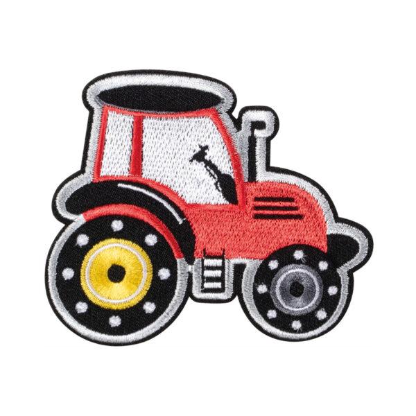 Écusson Thermocollant le tracteur rouge 8.5x5.5cm