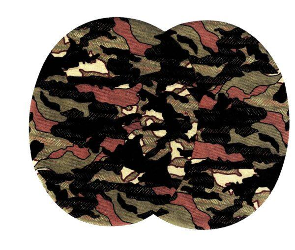 Écusson Thermocollant coudes genoux 2 pièces militaire camouflage 10.0 x 12.0 cm